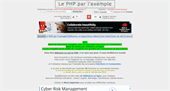 Desktop Screenshot of exemples-php.com