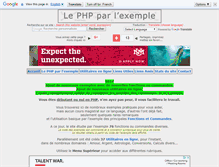 Tablet Screenshot of exemples-php.com